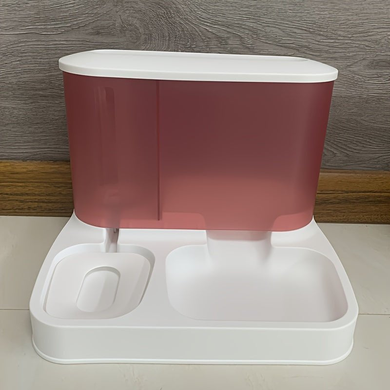 Automatic Food and Water Dispenser – 2-in-1 Gravity Pet Feeder & Waterer for Cats and Small Dogs – EasyFeed Duo - Nalani - Fashion Clothing and Decor