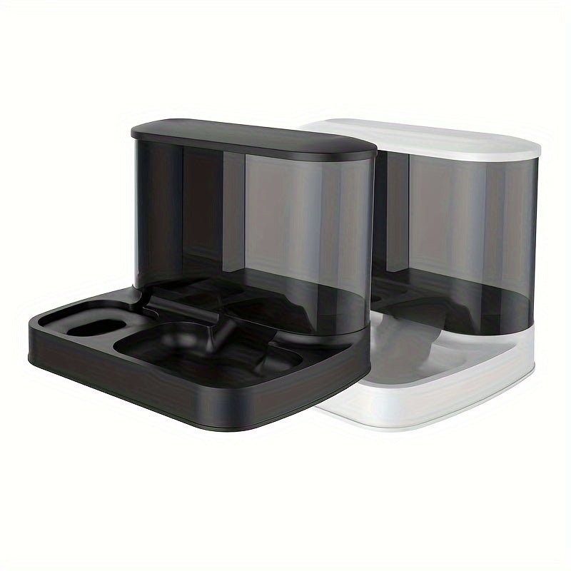 Automatic Food and Water Dispenser – 2-in-1 Gravity Pet Feeder & Waterer for Cats and Small Dogs – EasyFeed Duo - Nalani - Fashion Clothing and Decor