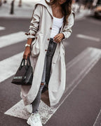 Avenari | Chic Long Waterproof Coat with Lightweight Design for Spring - Nalani - UK Fashion Clothing and Decor