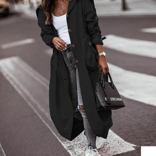 Avenari | Chic Long Waterproof Coat with Lightweight Design for Spring - Nalani - UK Fashion Clothing and Decor