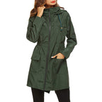 Avenari | Women’s Raincoat – Water - Resistant – Lightweight Packable – Cinched Waist Fit - Nalani - UK Fashion Clothing and Decor