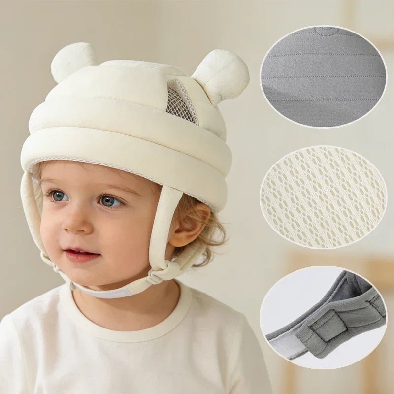 Baby 360 Head Protection Helmet - Breathable Anti-Fall Safety Cap for Walking & Crawling - Nalani - Fashion Clothing and Decor
