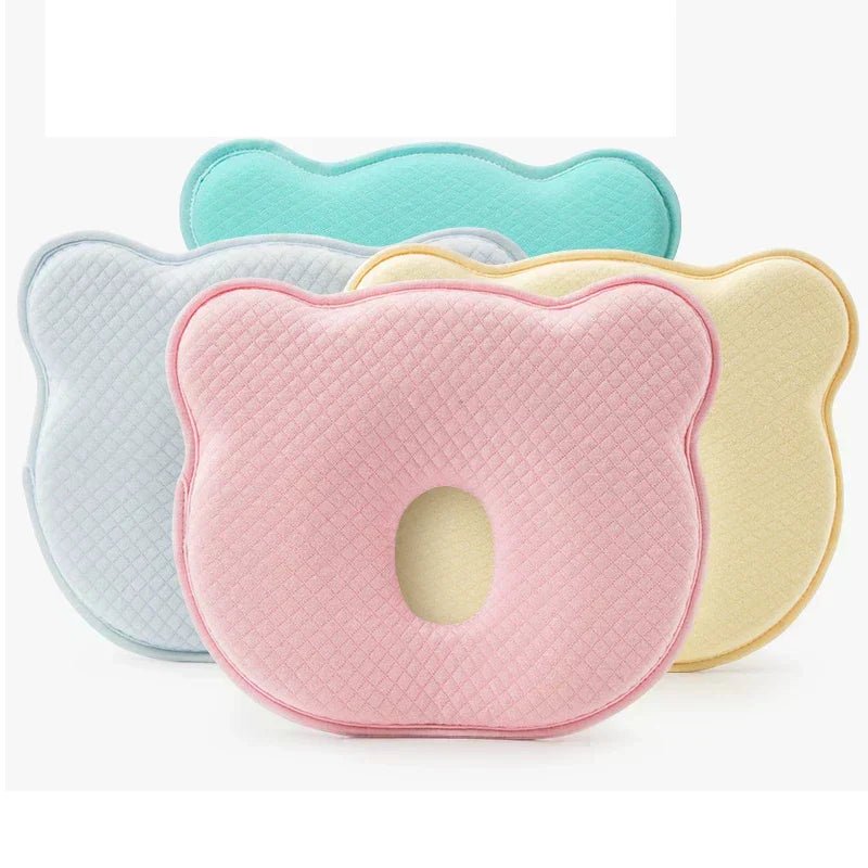 Baby Head Support Pillow with Memory Foam – Contoured Stroller Pillow for Cozy Naps, Breathable Fabric, 4 Colors - Nalani - Fashion Clothing and Decor