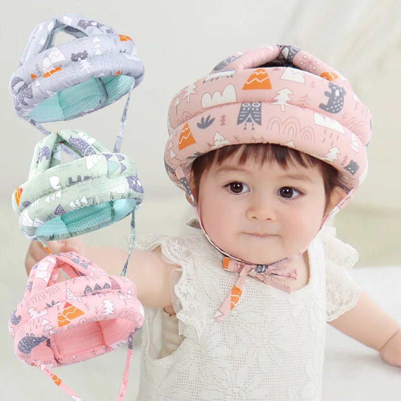 Baby Safety Helmet for Crawling & Walking - Breathable Mesh Head Protection Bump Cap - Nalani - Fashion Clothing and Decor