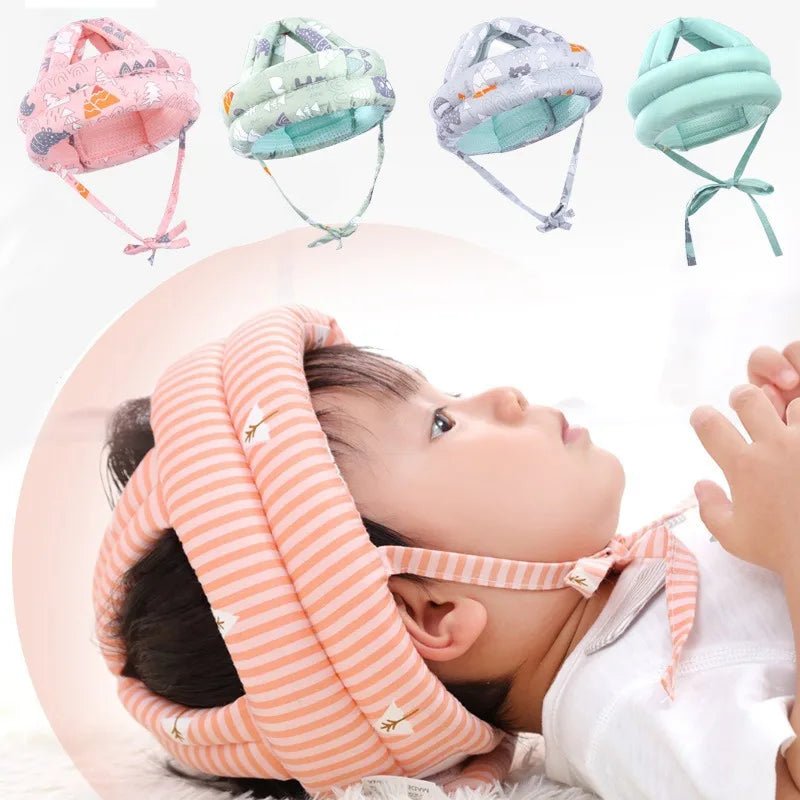 Baby Safety Helmet for Crawling & Walking - Breathable Mesh Head Protection Bump Cap - Nalani - Fashion Clothing and Decor