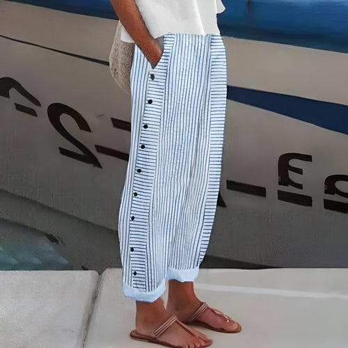 Barbara | Comfortable Pants With Side Pockets For Everyday Wear - Nalani - Fashion Clothing and Decor