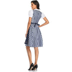 Bavarian Dirndl Dress - Oktoberfest German Folk Dress with Apron - Nalani - Fashion Clothing and Decor