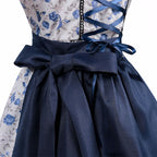 Bavarian Dirndl Dress - Oktoberfest Outfit with Lacing and Apron - Nalani - Fashion Clothing and Decor