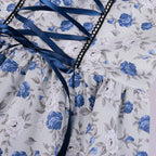 Bavarian Dirndl Dress - Oktoberfest Outfit with Lacing and Apron - Nalani - Fashion Clothing and Decor
