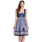 Bavarian Dirndl Dress - Traditional Oktoberfest Waitress Costume - Nalani - Fashion Clothing and Decor