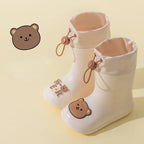 Bear Themed Waterproof Rubber Rain Boots For Kids 0 To 6 - Nalani - UK Fashion Clothing and Decor