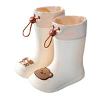 Bear Themed Waterproof Rubber Rain Boots For Kids 0 To 6 - Nalani - UK Fashion Clothing and Decor