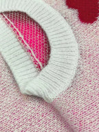 Bersh | Women's Heart Pattern Knit Sweater - Graphic Pullover - Nalani - Fashion Clothing and Decor