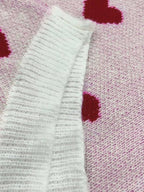 Bersh | Women's Heart Pattern Knit Sweater - Graphic Pullover - Nalani - Fashion Clothing and Decor