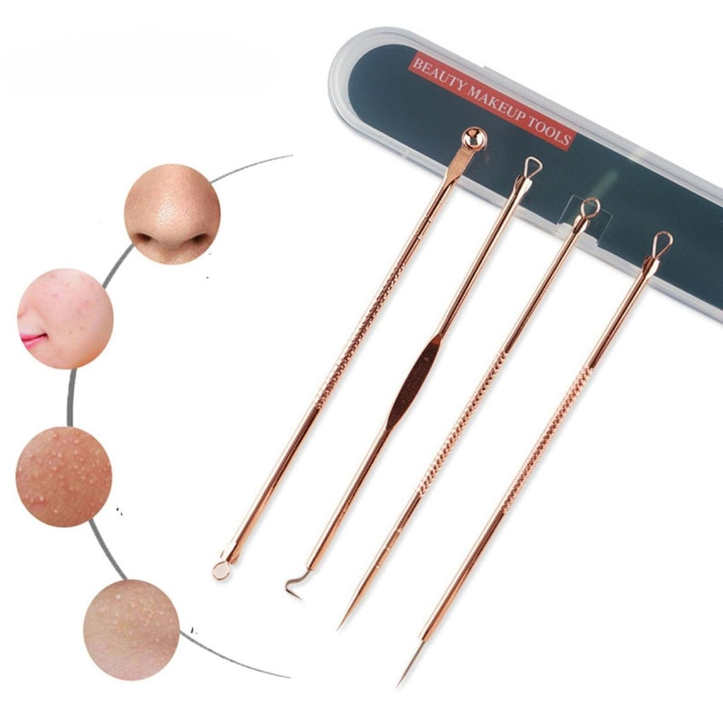 Blackhead & Pimple Removal Kit – Comedone Extractor Tool Set, Blackhead Remover Tools with Travel Case - Nalani - Fashion Clothing and Decor