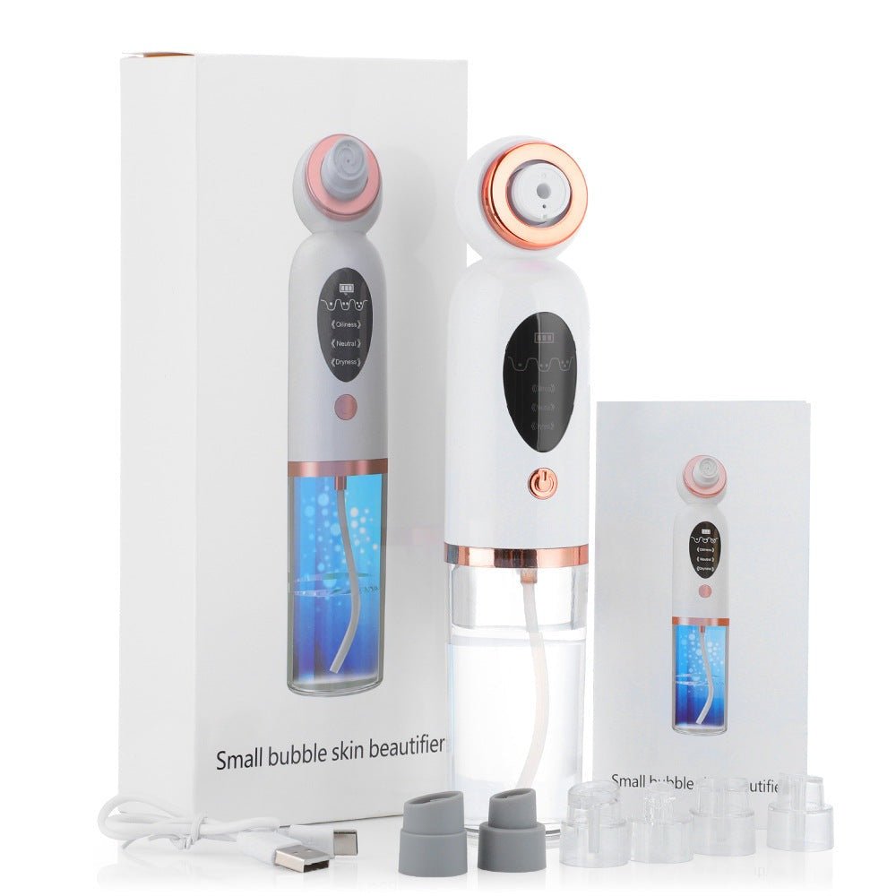 Blackhead Remover and Hydrodermabrasion – Pore Vacuum & Hydro Facial Device for Home, Water & Oxygen Cleansing – HydraGlow - Nalani - Fashion Clothing and Decor