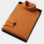 Bold Colour Turtleneck Sweater For Men Slim Fit Knitwear - Nalani - UK Fashion Clothing and Decor