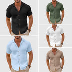 Breathable Casual Shirt With Relaxed Fit And Classic Collar - Nalani - UK Fashion Clothing and Decor