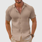 Breathable Casual Shirt With Relaxed Fit And Classic Collar - Nalani - UK Fashion Clothing and Decor