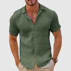 Breathable Casual Shirt With Relaxed Fit And Classic Collar - Nalani - UK Fashion Clothing and Decor