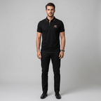 Breathable Cotton Polo Shirt For Men With Short Sleeves And Collar - Nalani - UK and AUS Fashion Clothing and Decor