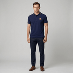 Breathable Cotton Polo Shirt For Men With Short Sleeves And Collar - Nalani - UK and AUS Fashion Clothing and Decor