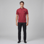 Breathable Cotton Polo Shirt For Men With Short Sleeves And Collar - Nalani - UK and AUS Fashion Clothing and Decor