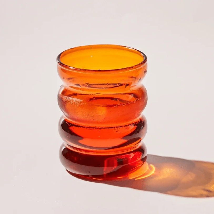Bubble Glass Tumbler 300ml Colorful Glassware Collection - Nalani - UK Fashion Clothing and Decor