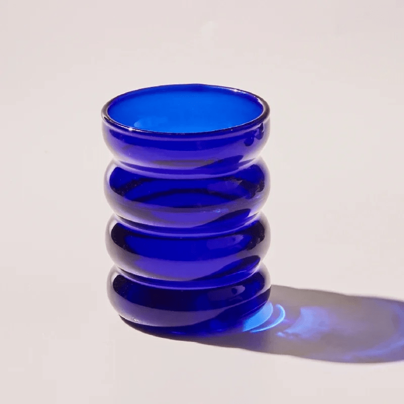 Bubble Glass Tumbler 300ml Colorful Glassware Collection - Nalani - UK Fashion Clothing and Decor