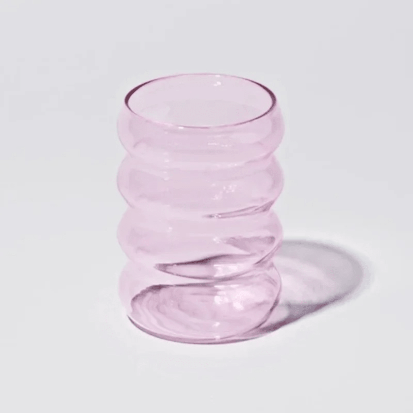 Bubble Glass Tumbler 300ml Colorful Glassware Collection - Nalani - UK Fashion Clothing and Decor