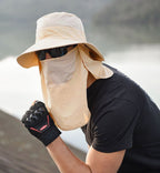Bucket Hat with Sun Protection Flap – Boonie Fishing Hat with 2 Detachable Shields, Water-Resistant, Breathable, 9 Colors – Ranches - Nalani - Fashion Clothing and Decor