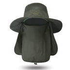 Bucket Hat with Sun Protection Flap – Boonie Fishing Hat with 2 Detachable Shields, Water-Resistant, Breathable, 9 Colors – Ranches - Nalani - Fashion Clothing and Decor