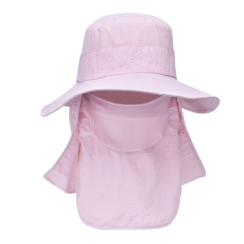 Bucket Hat with Sun Protection Flap – Boonie Fishing Hat with 2 Detachable Shields, Water-Resistant, Breathable, 9 Colors – Ranches - Nalani - Fashion Clothing and Decor