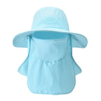Bucket Hat with Sun Protection Flap – Boonie Fishing Hat with 2 Detachable Shields, Water-Resistant, Breathable, 9 Colors – Ranches - Nalani - Fashion Clothing and Decor