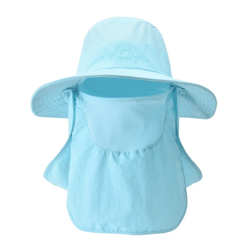 Bucket Hat with Sun Protection Flap – Boonie Fishing Hat with 2 Detachable Shields, Water-Resistant, Breathable, 9 Colors – Ranches - Nalani - Fashion Clothing and Decor