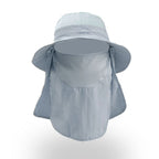 Bucket Hat with Sun Protection Flap – Boonie Fishing Hat with 2 Detachable Shields, Water-Resistant, Breathable, 9 Colors – Ranches - Nalani - Fashion Clothing and Decor