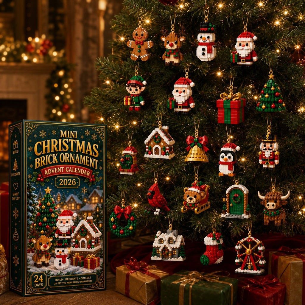 Building Blocks Advent Calendar 2026 – 24 Mini Christmas Building Sets to Build & Hang as Ornaments, for Kids & Adults - Nalani - Fashion Clothing and Decor