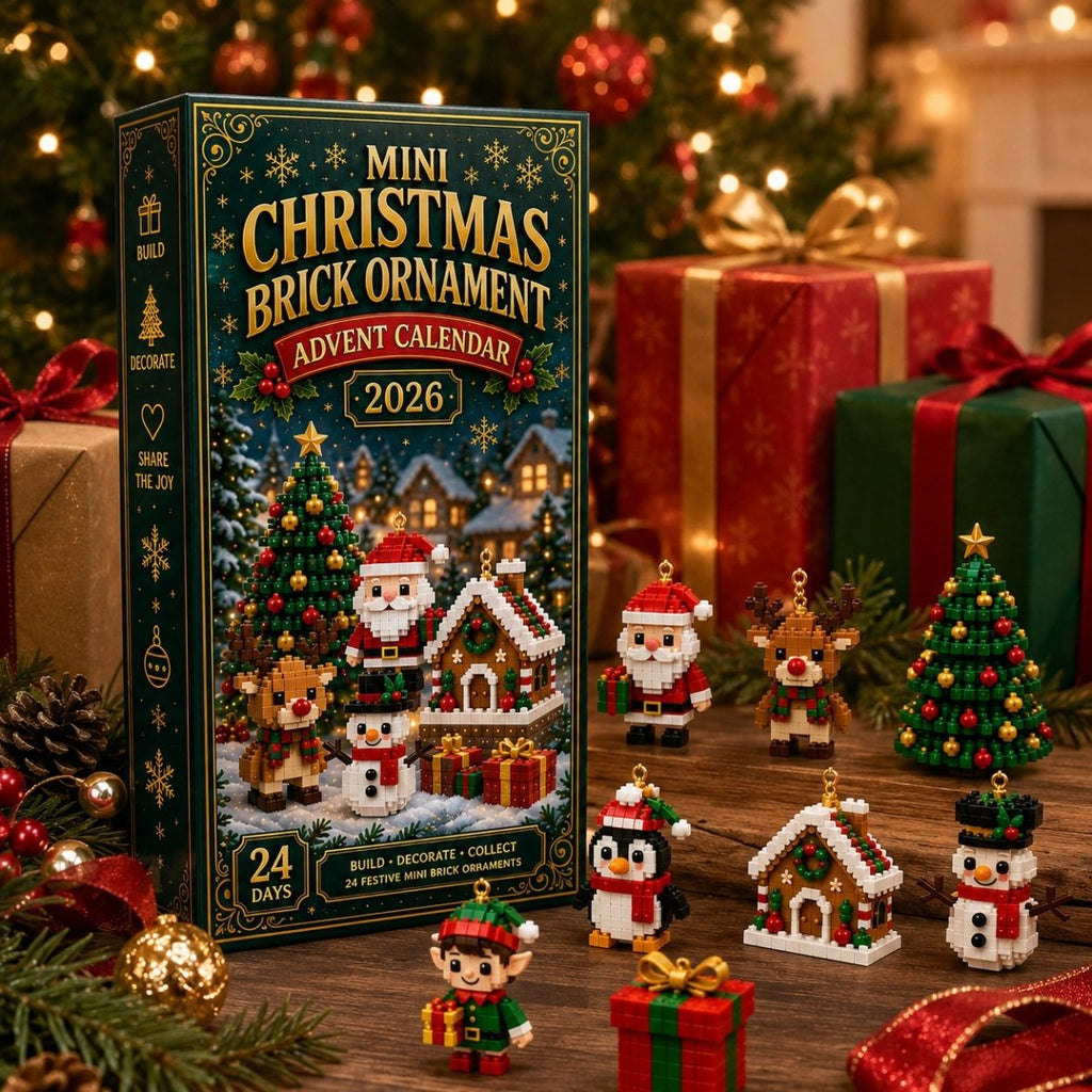 Building Blocks Advent Calendar 2026 – 24 Mini Christmas Building Sets to Build & Hang as Ornaments, for Kids & Adults - Nalani - Fashion Clothing and Decor