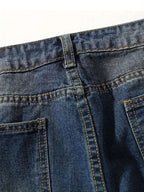 Caleni | Women's high - waisted casual loose denim jeans - Nalani - UK Fashion Clothing and Decor