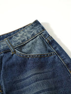 Caleni | Women's high - waisted casual loose denim jeans - Nalani - UK Fashion Clothing and Decor