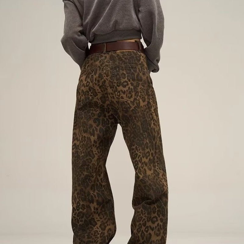 Caleni | Women's leopard print jeans - Nalani - UK Fashion Clothing and Decor