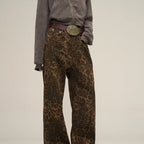 Caleni | Women's leopard print jeans - Nalani - UK Fashion Clothing and Decor