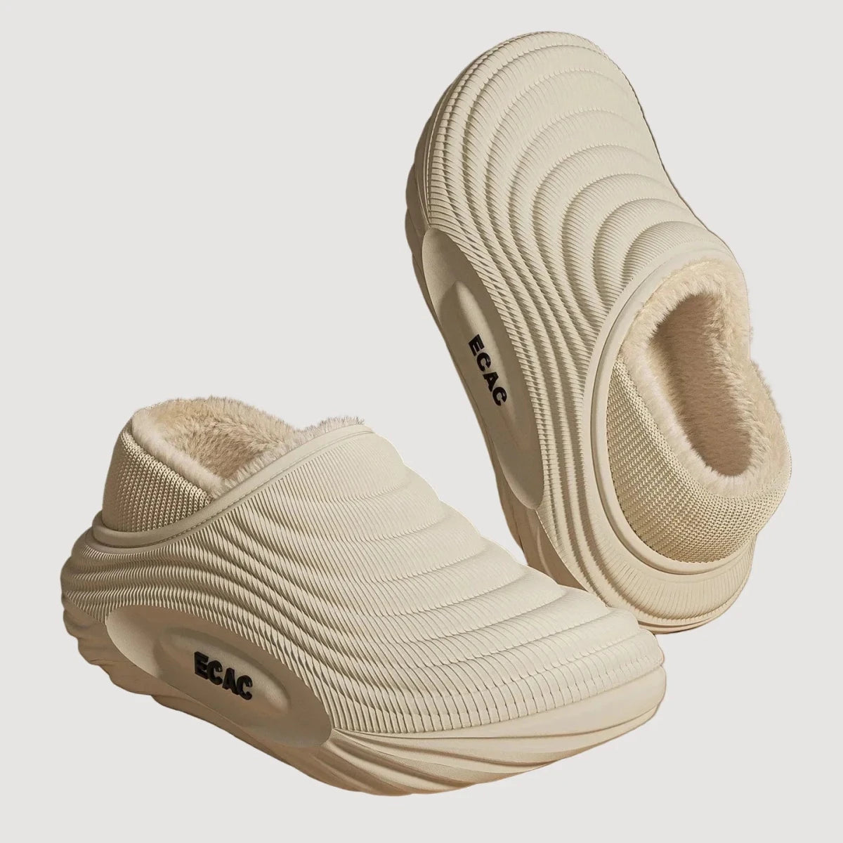 Calico | Waterproof Cotton Slippers for Couples - Warm Winter House Shoes with Thick Fleece Lining & Non-Slip Waterproof Sole for Men & Women - Nalani - Fashion Clothing and Decor
