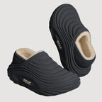 Calico | Waterproof Cotton Slippers for Couples - Warm Winter House Shoes with Thick Fleece Lining & Non-Slip Waterproof Sole for Men & Women - Nalani - Fashion Clothing and Decor