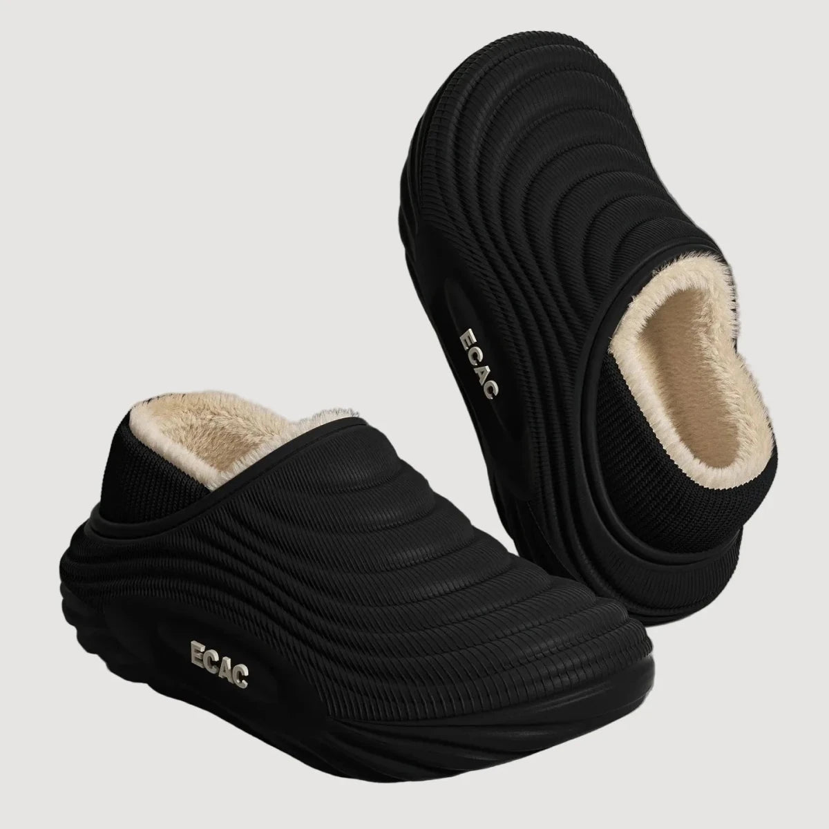Calico | Waterproof Cotton Slippers for Couples - Warm Winter House Shoes with Thick Fleece Lining & Non-Slip Waterproof Sole for Men & Women - Nalani - Fashion Clothing and Decor