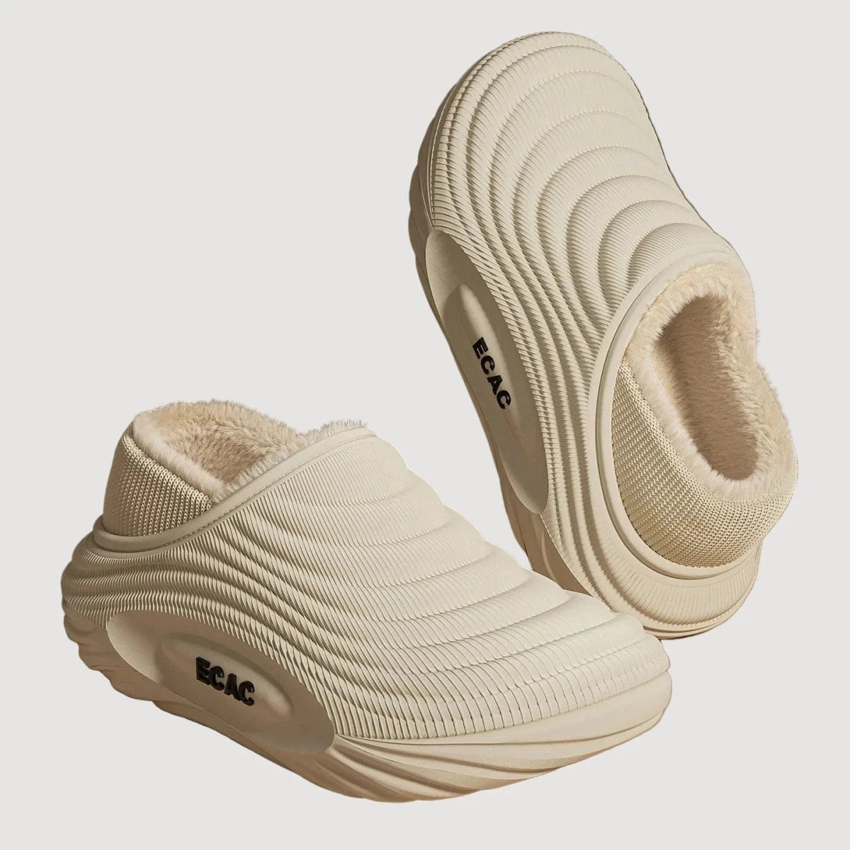 Calico | Waterproof Cotton Slippers for Couples - Warm Winter House Shoes with Thick Fleece Lining & Non-Slip Waterproof Sole for Men & Women - Nalani - Fashion Clothing and Decor