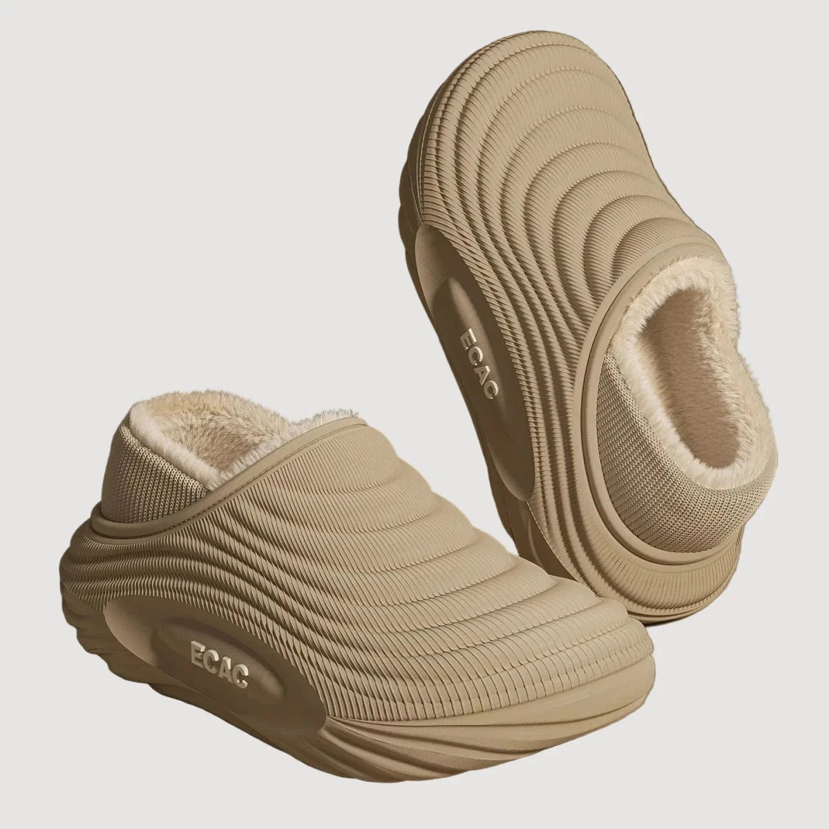 Calico | Waterproof Cotton Slippers for Couples - Warm Winter House Shoes with Thick Fleece Lining & Non-Slip Waterproof Sole for Men & Women - Nalani - Fashion Clothing and Decor