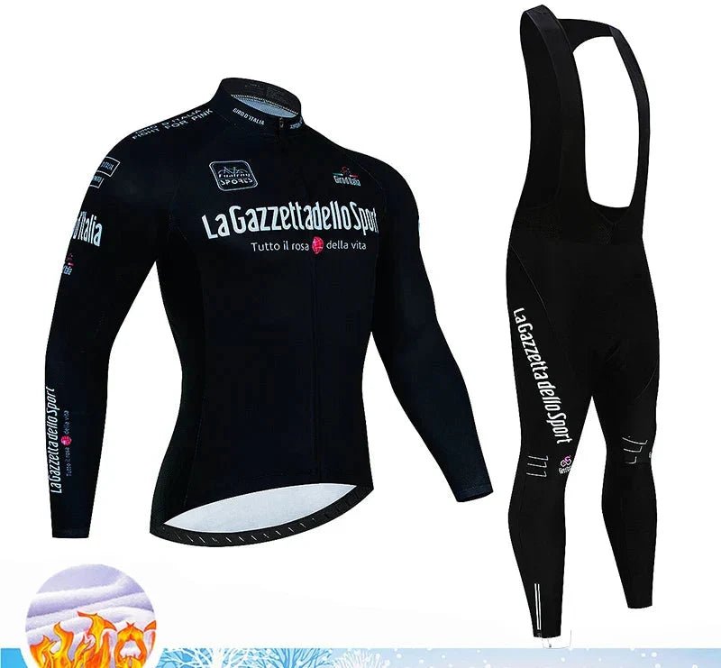 Calico | Winter Cycling Set for Men Thermo | 20D Gel Padding, Breathable - Nalani - Fashion Clothing and Decor