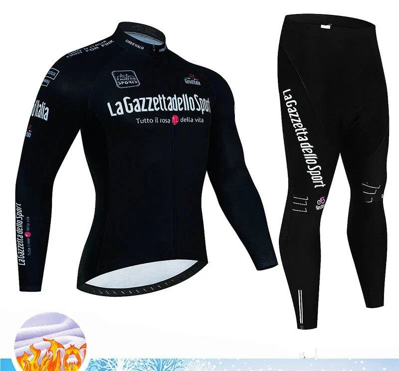 Calico | Winter Cycling Set for Men Thermo | 20D Gel Padding, Breathable - Nalani - Fashion Clothing and Decor