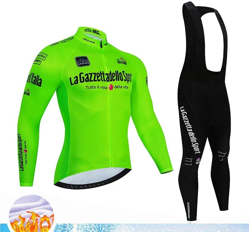 Calico | Winter Cycling Set for Men Thermo | 20D Gel Padding, Breathable - Nalani - Fashion Clothing and Decor